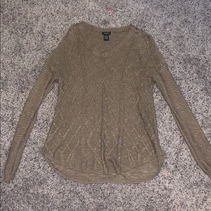 Light brown sweater from Rue 21